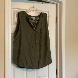 Olive Green Tank Top